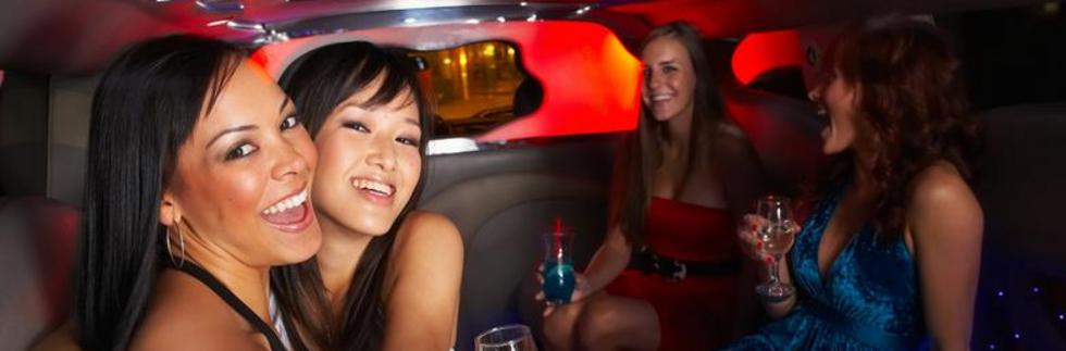Bachelorette parties in the limo